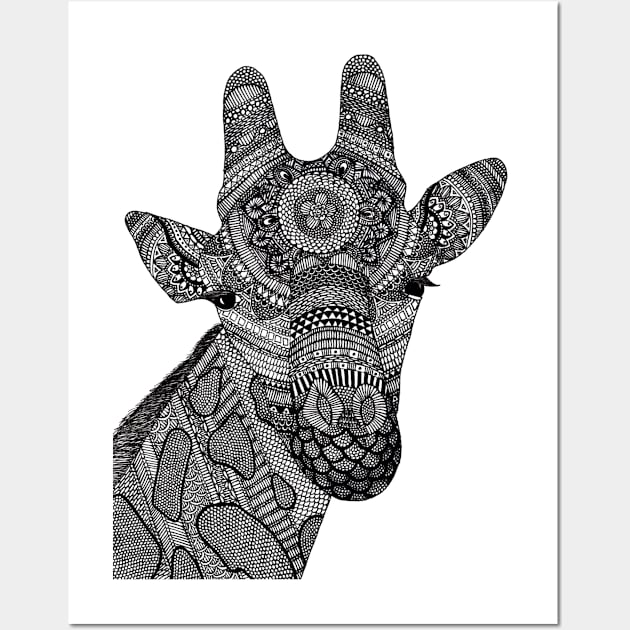 Giraffe (Design on Front) Wall Art by Major Art Design